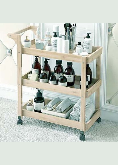 Сервировочный столик из дерева Асдаль бланже (ЭТК-004101) No Brand (327860806)