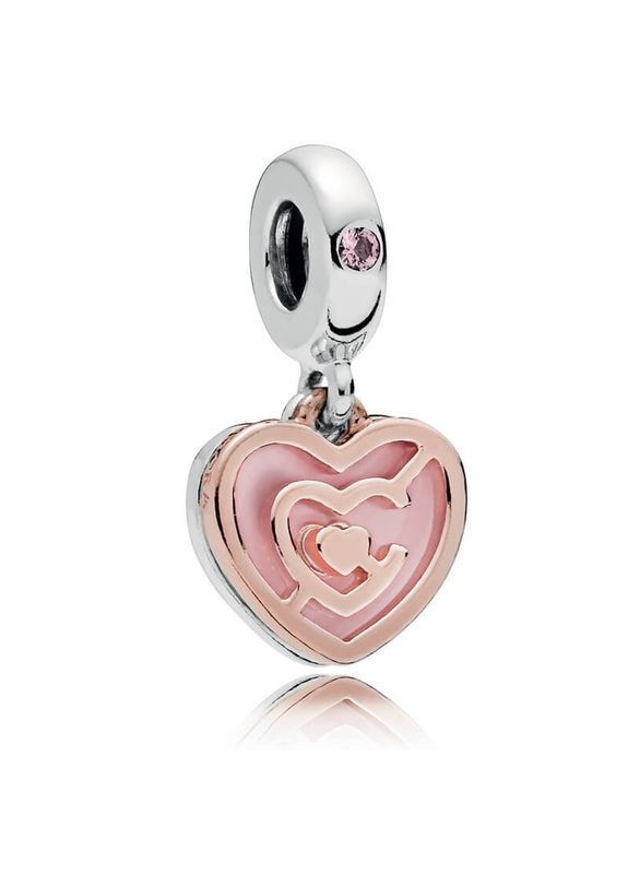 Срібна підвіска-шарм Пандора в позолоті Kabluchka (355344557)