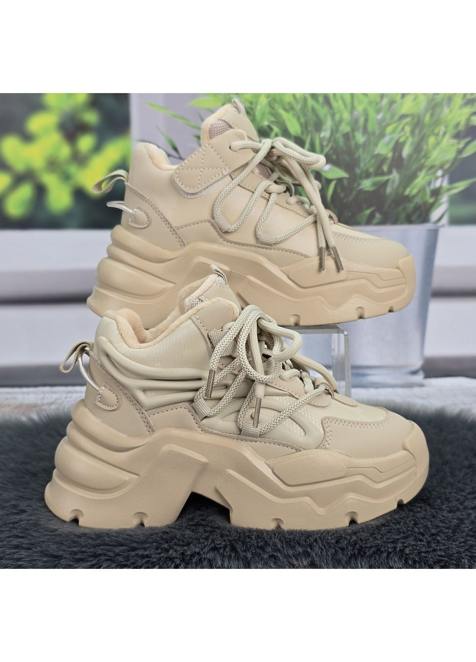Бежевые повседневные осенние демисезонные ботинки Jong Golf