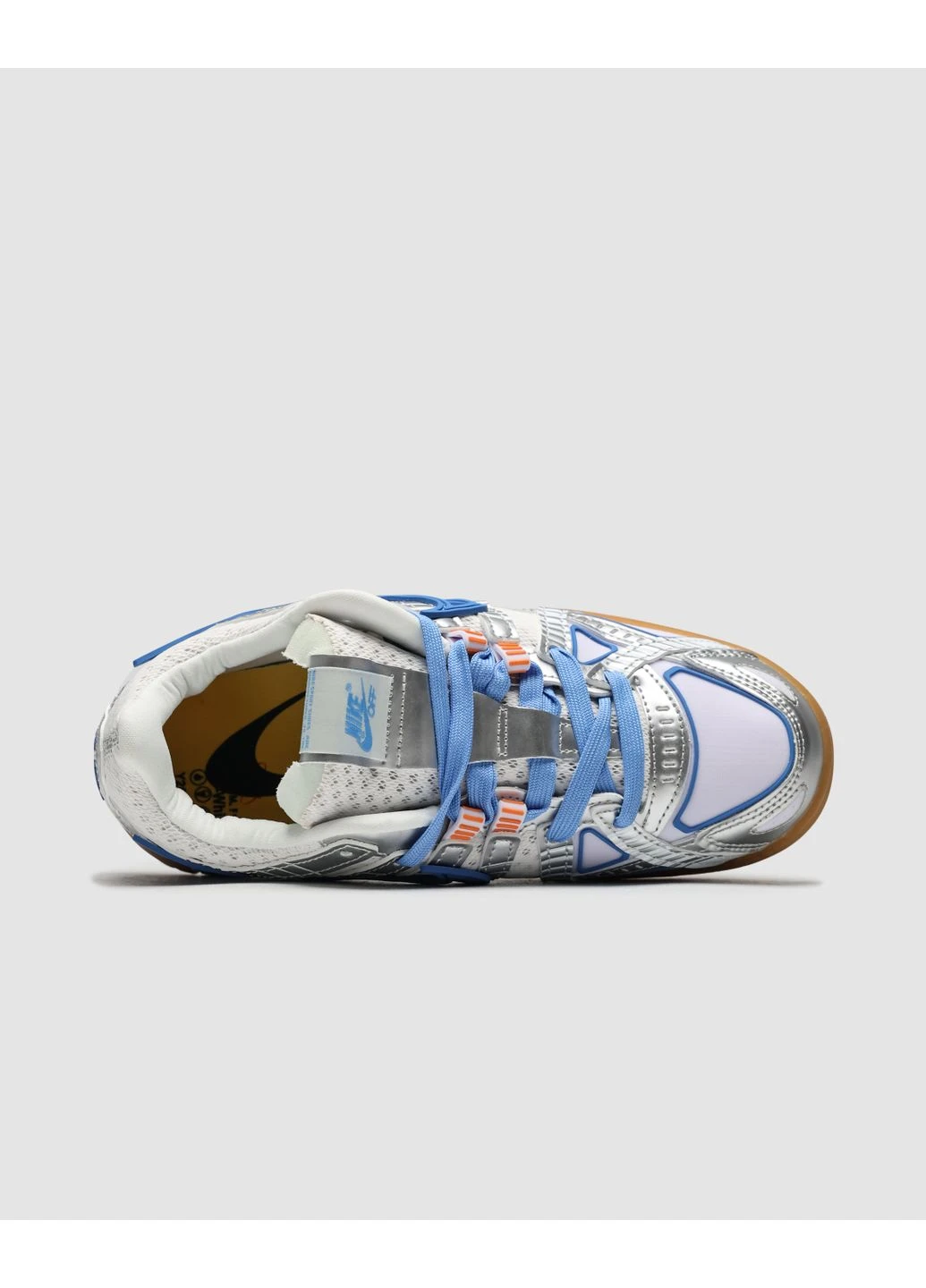 КРОССОВКИ ЖЕНСКИЕ NIKE AIR RUBBER DUNK X OFF WHITE UNIVERSITY BLUE НАЙК ДАНК БЕЛЫЕ No Brand белые демисезоны (392023758)