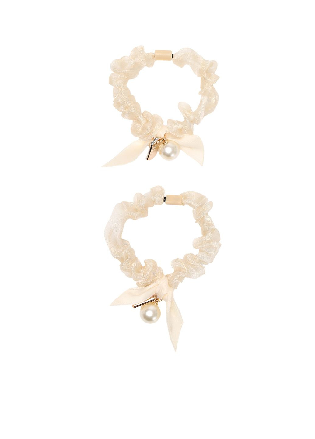 Набор резинок для волос женский цвет молочный ЦБ-00278381 Yuki (353686356)