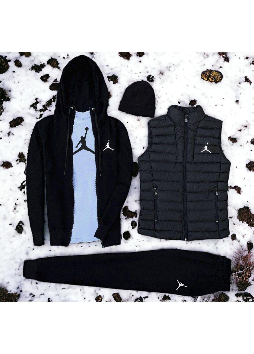 ФЛІС Комплект (жилетка+футболка+костюм+шапка) No Brand (364955429)