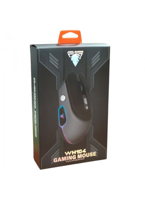 Бездротова мишка з функцією Bluetooth WH104 3200dpi мишка Чорна із сірим Jedel (317407806)