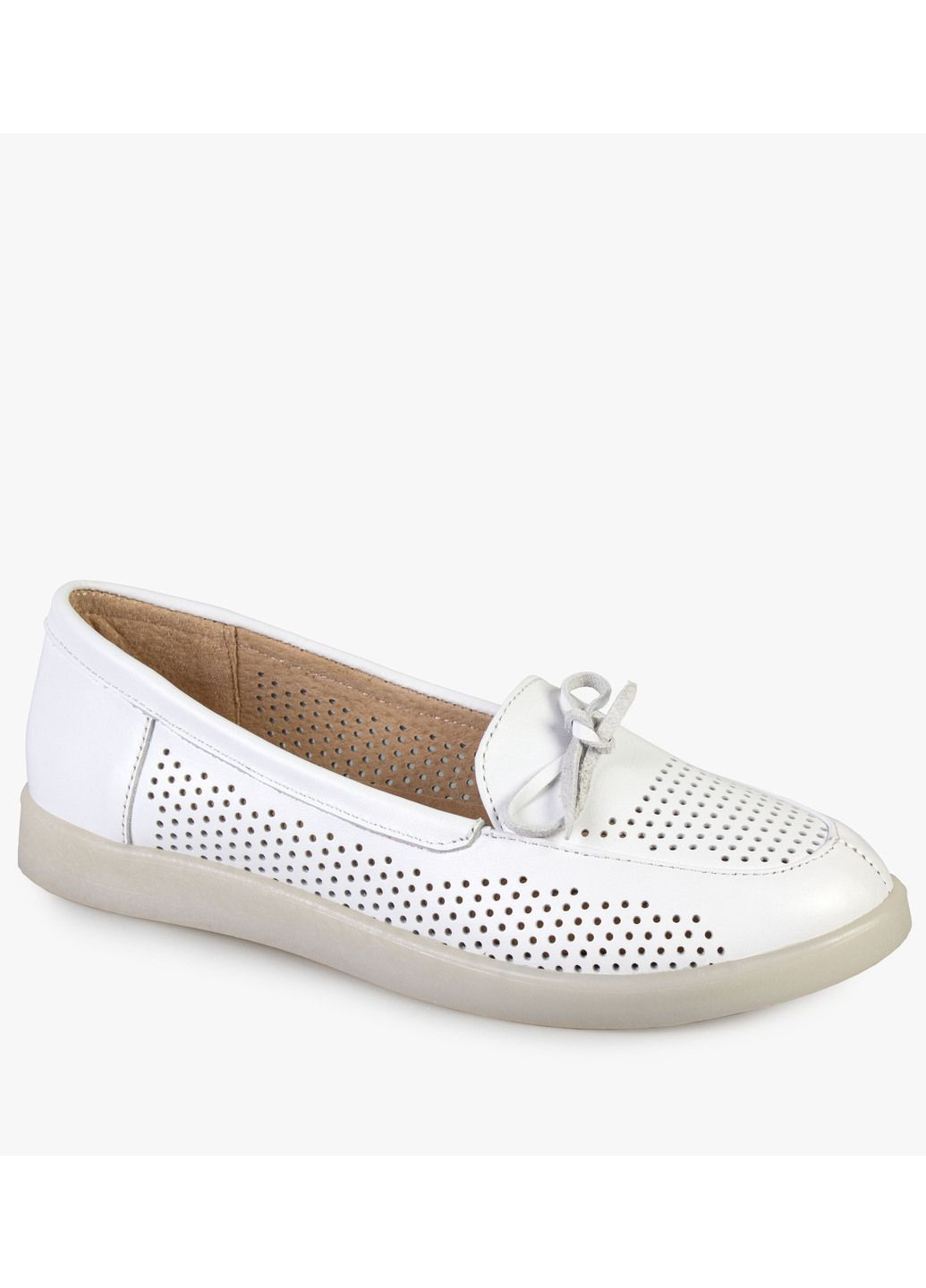 Женские балетки женские бренда 8301730_(1) ModaMilano | белые натуральная кожа (327214989)