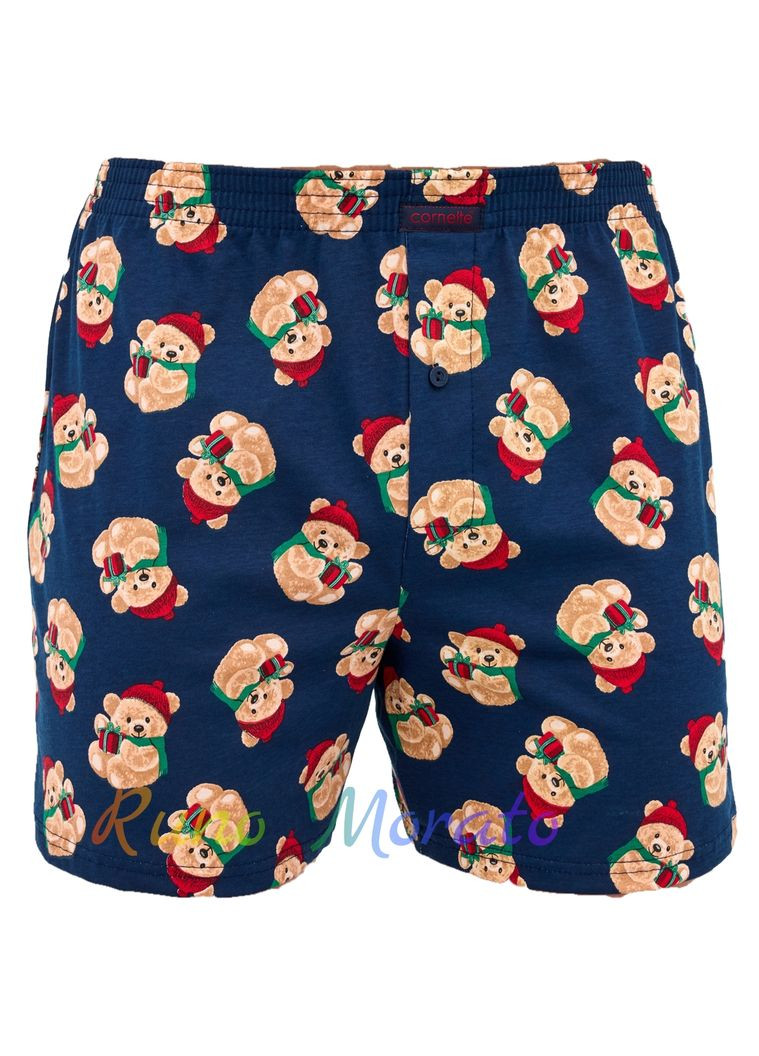 Труси-боксери сімейні шорти чоловічі 016/24 Новорічні Cornette Сімейні, Шорти (365652959)