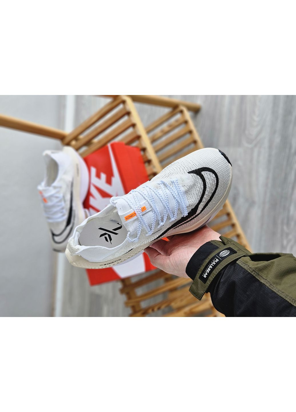 Кроссовки женские и мужские Nike Air Zoom Alphafly Next 2 White | Найк Аир Зум белые No Brand белые демисезоны (364201095)