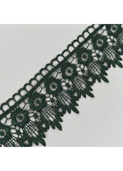 Мереживо макраме 6,5см (20м) Колір - Зелений (05-XR13023-5) Plus-plus (354798419)