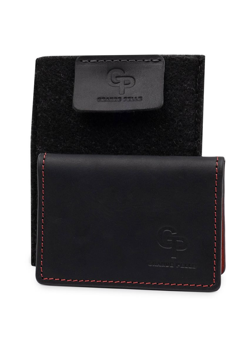 Шкіряна вінтажна обкладинка для прав GRANDE PELLE чорна (sku_11535) No Brand (327819287)