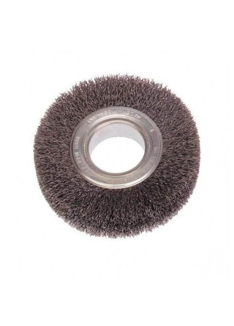 Щітка циліндрична 125х23х40 мм сталевий гофрований дріт 0,3 мм 6000 об/хв 334162 (13788) Lessmann (295033089)