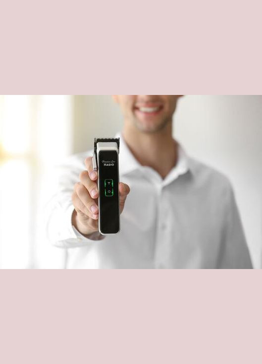 Машинка для стрижки МG-585 5Вт/аккумул.Lithium/лезвие из алмаз. углеродным покрытием/4 нас/3 быстр. Magio (324621195)