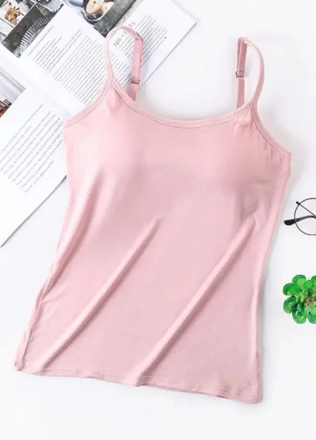 Жіноча майка топ з поролоновими вкладишами Comfort (1467-42-03) Macarena — 304725481