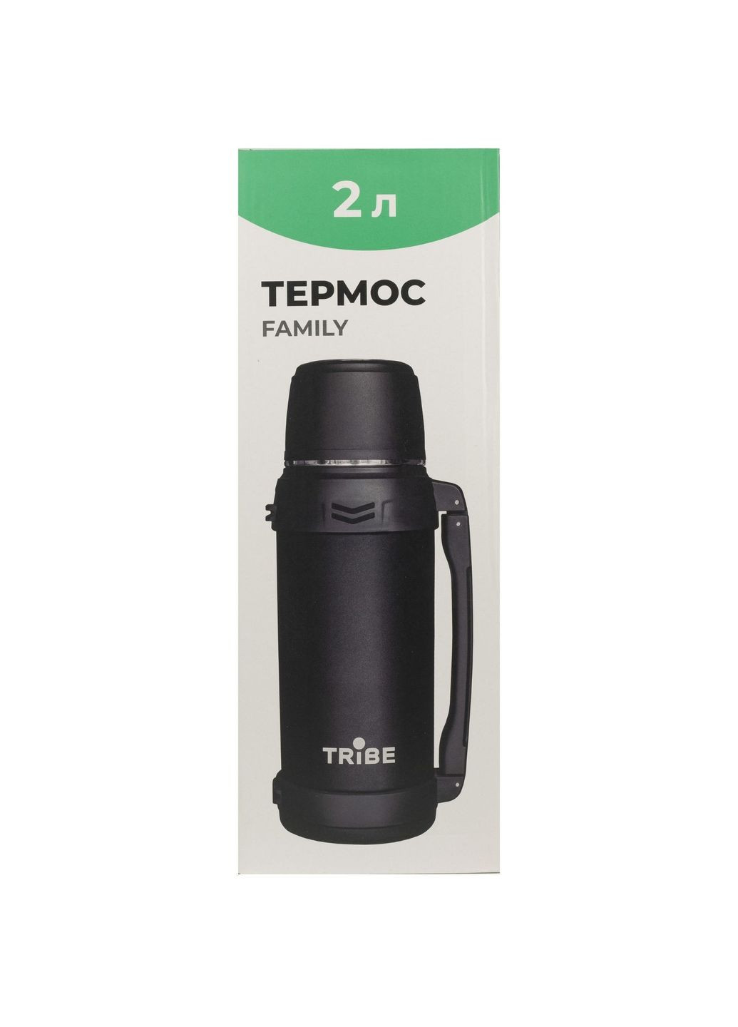 Термос универсальный Family line 2л T-DG-0001, black (T-DG-0001-black) Tribe (309161631)