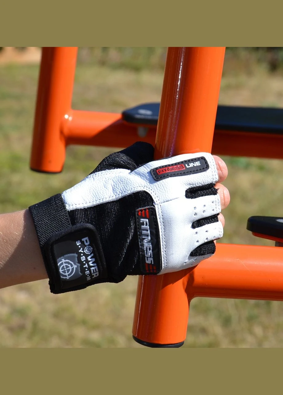 Рукавички для фітнесу PS-2300 Fitness Black/White XS Power System (315754274)