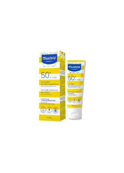 Сонцезахисне молочко для дітей Lait Solaire Bébé-Enfant-Famille SPF50+ 40 ml Mustela (327877848)