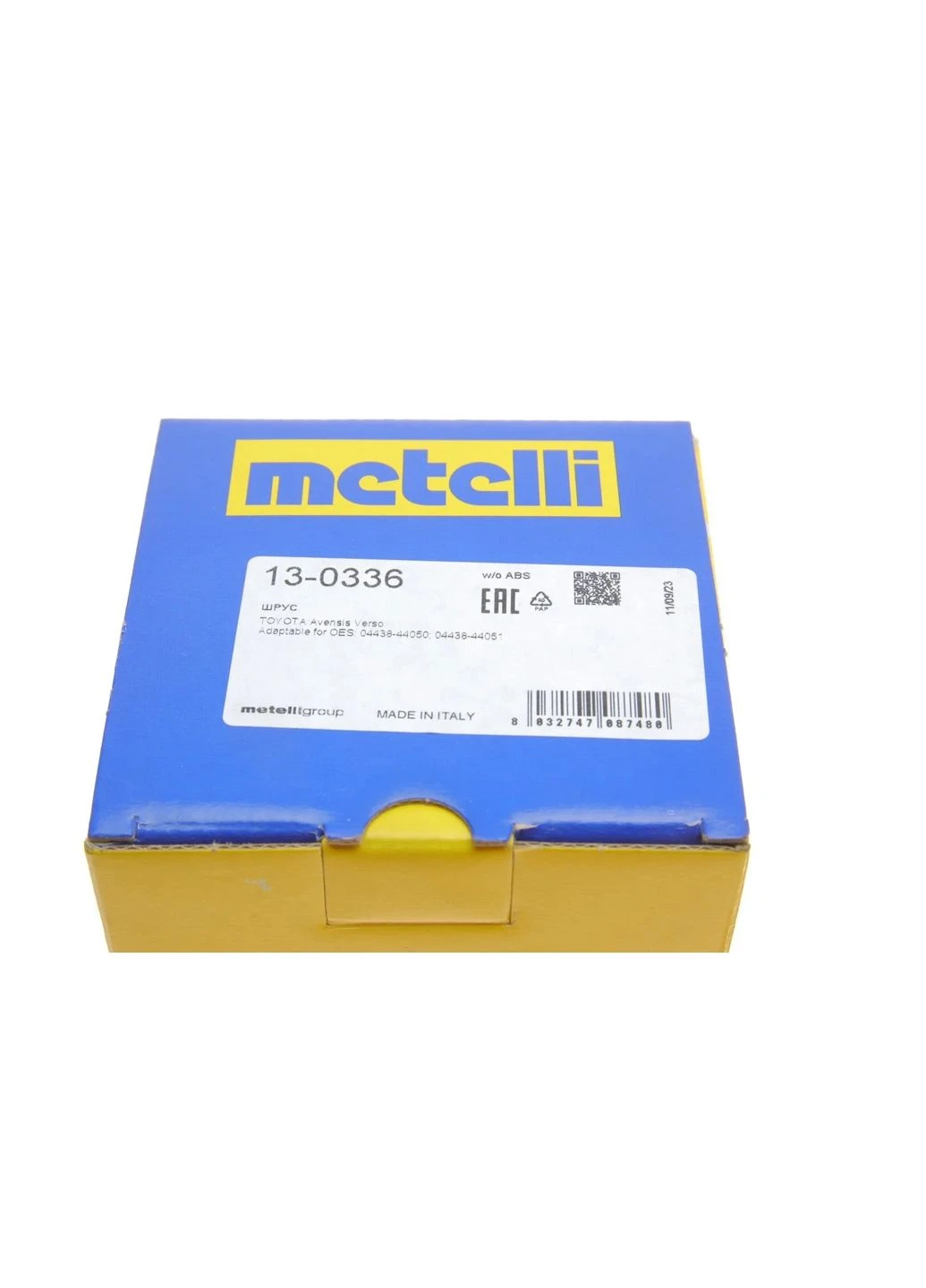Пильник ШРКШ (зовнішній) Toyota Avensis Verso 01-05 (25x90x107) (к-кт) 13-0336 (opt-om) Metelli (366178753)