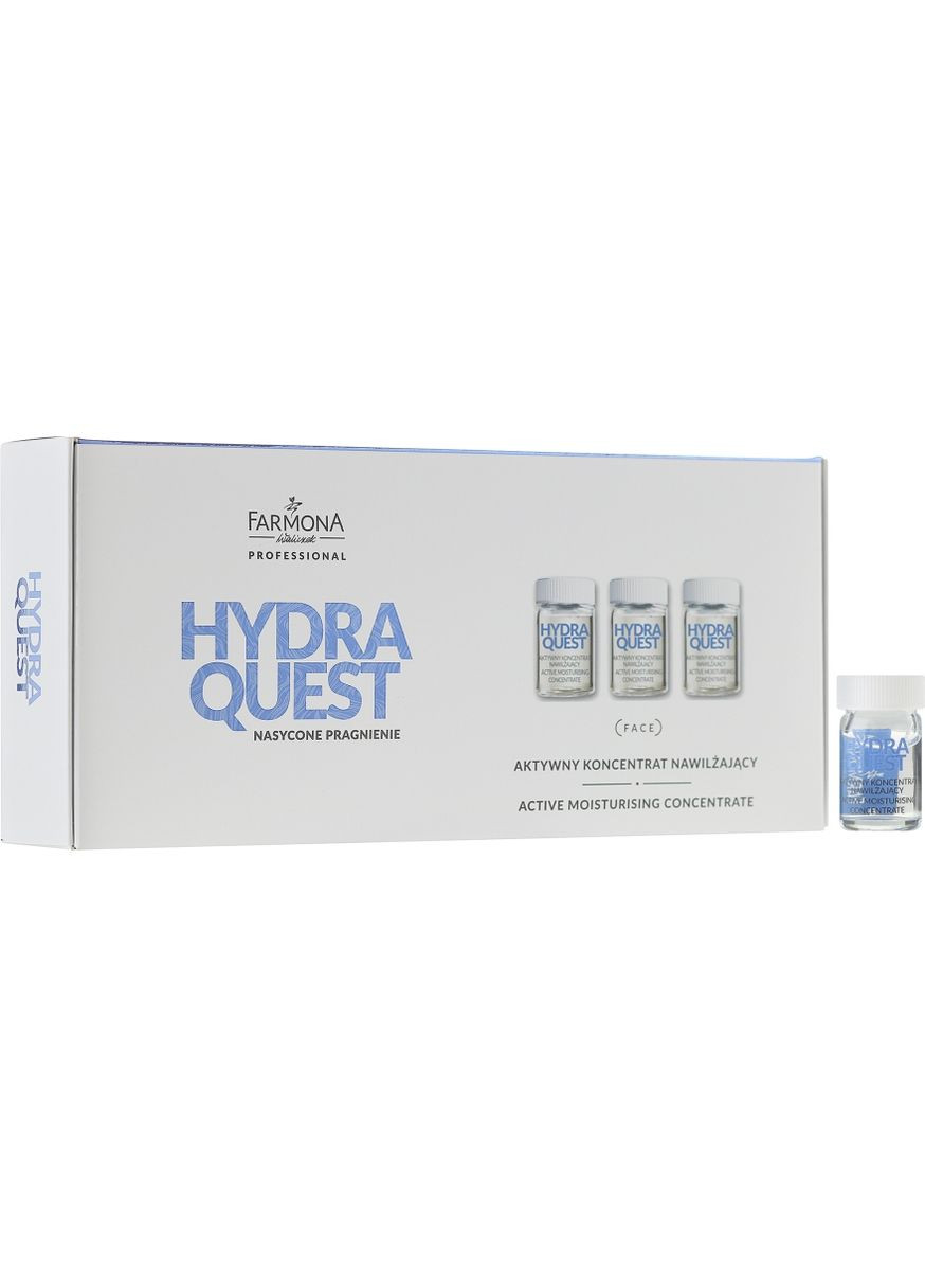 Активный увлажняющий концентрат для лица Hydro Quest Active Moisturizing Concentrate 10x5ml (685101-121242) Farmona (368857037)