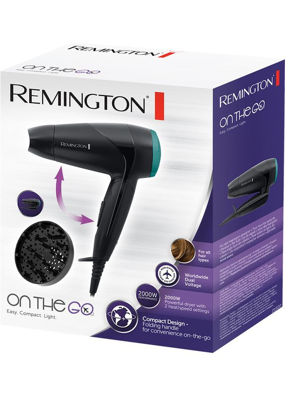 Фен ON THE GO D1500 Remington (360426753)