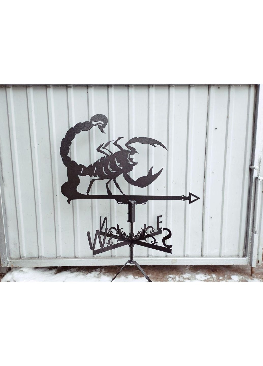 Флюгер на будинок Скорпіон, флюгер на дах з металу 2 мм. No Brand (368896334)