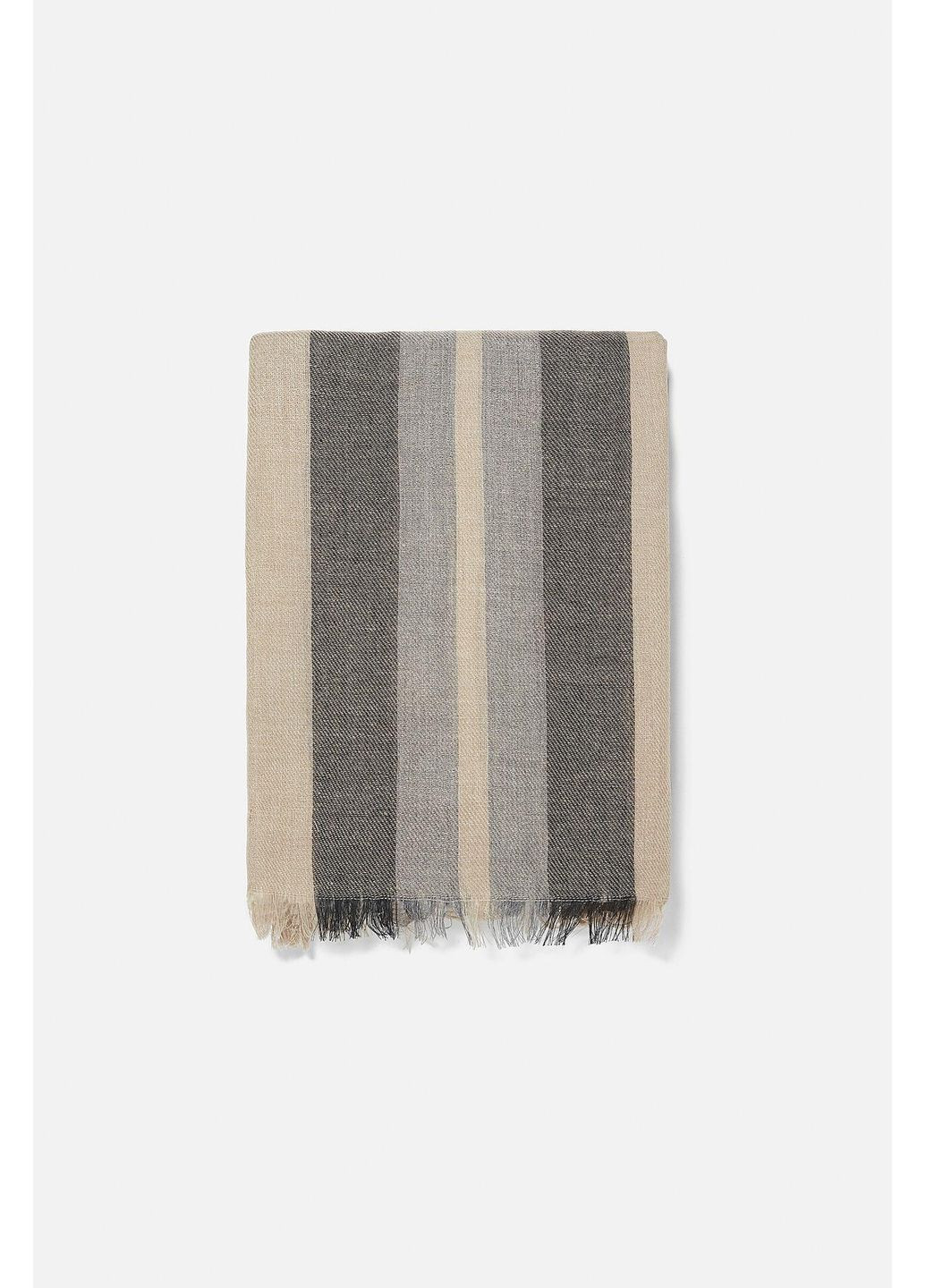 Шарф,бежевый-серый, Zara (366029681)