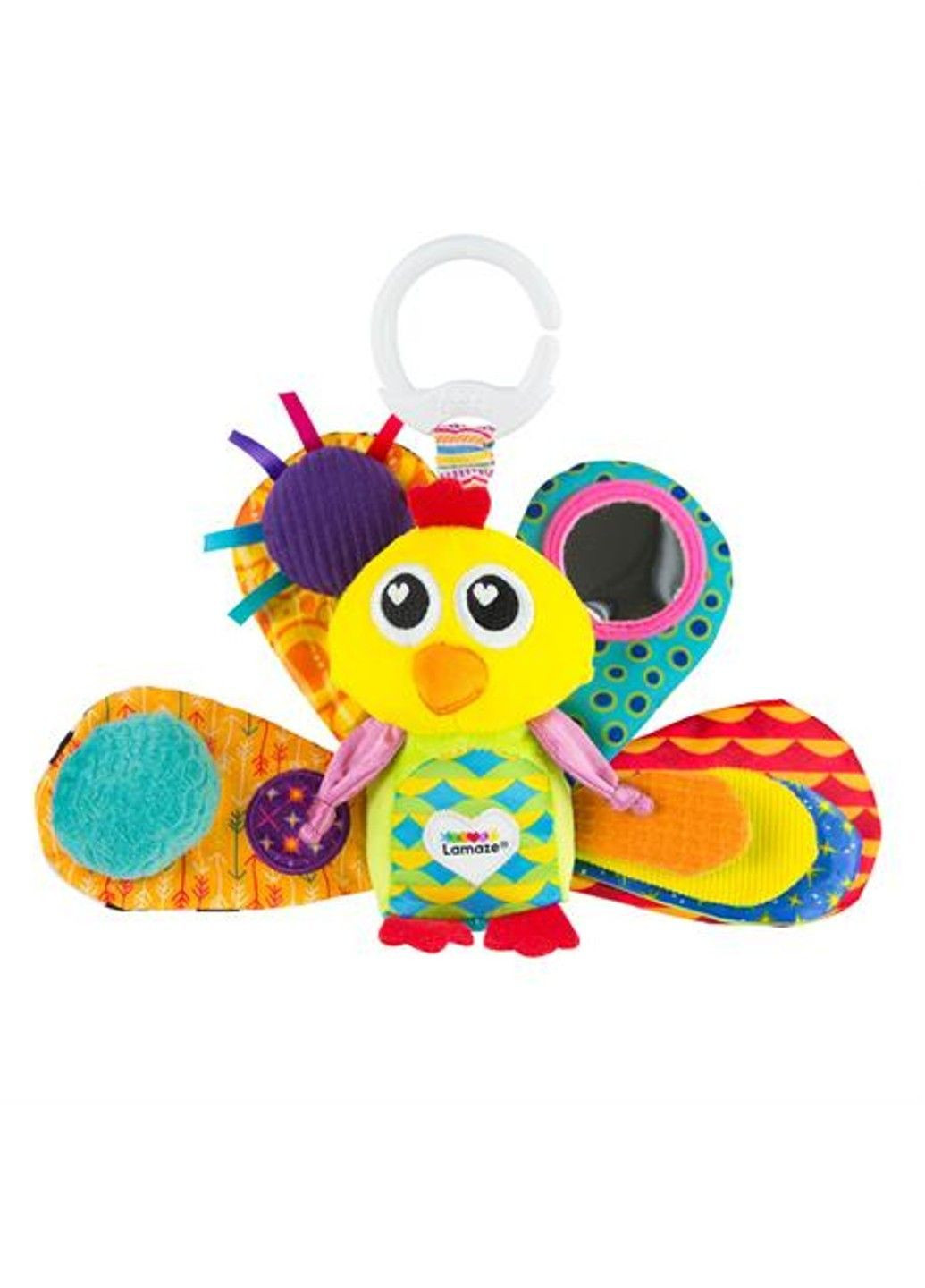 М'яка іграшка-підвіска Павич із пищалкою Lamaze (363856992)