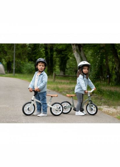 Велобіг Smoby toys комфорт з підніжкою сірий (268140658)