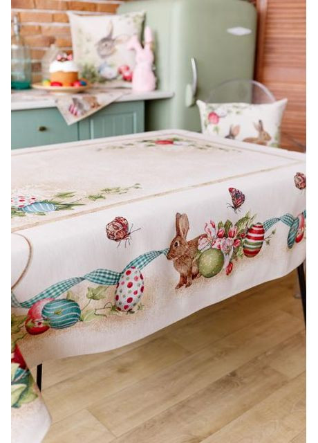 Пасхальная скатерть Веснянка 135х300 см Разноцветный (8240) Прованс (361784891)