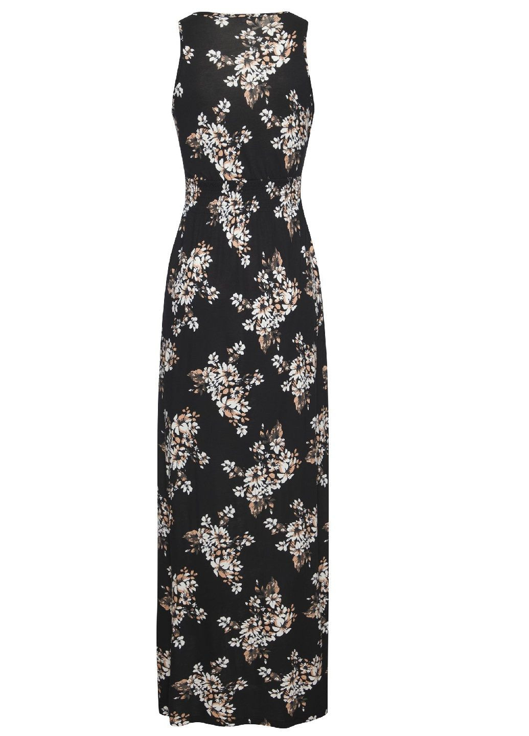 Чорна повсякденний сукня Lascana з квітковим принтом