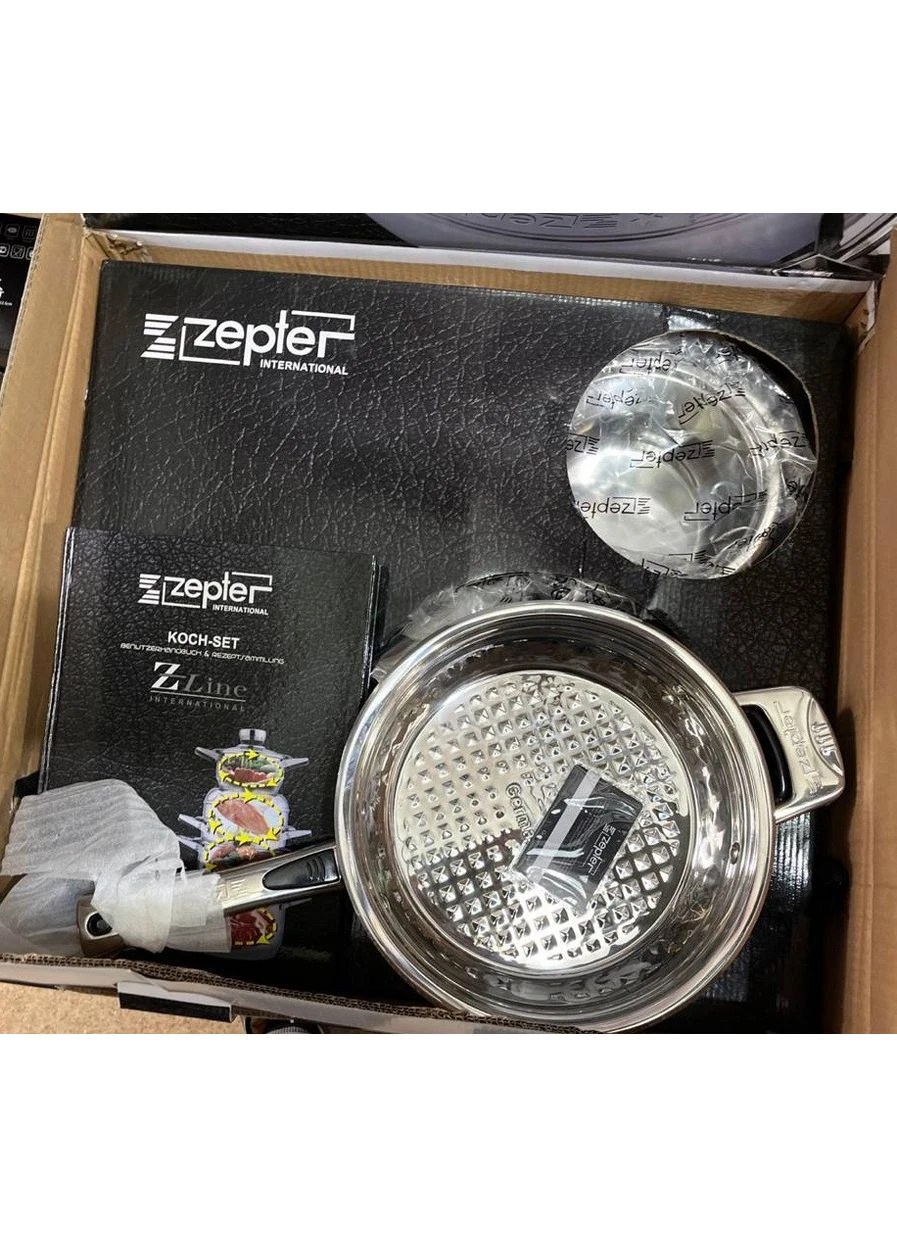 Набор кастрюль с крышками Zepter MR-8002 набор кухонный 21 предмет посуда для кухни Bohmann (391107292)