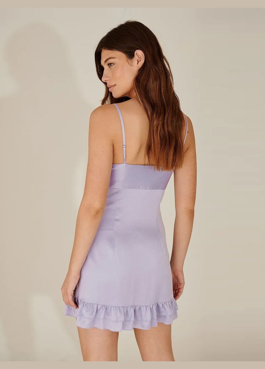 Фиолетовое летнее платье NA-KD