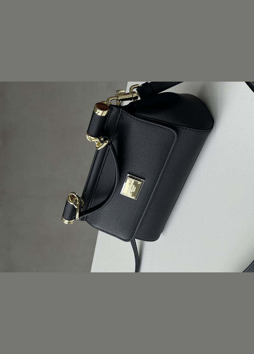 Сумка Дольче Габана Sicily - Premium чорний 19сm No Brand (322394084)