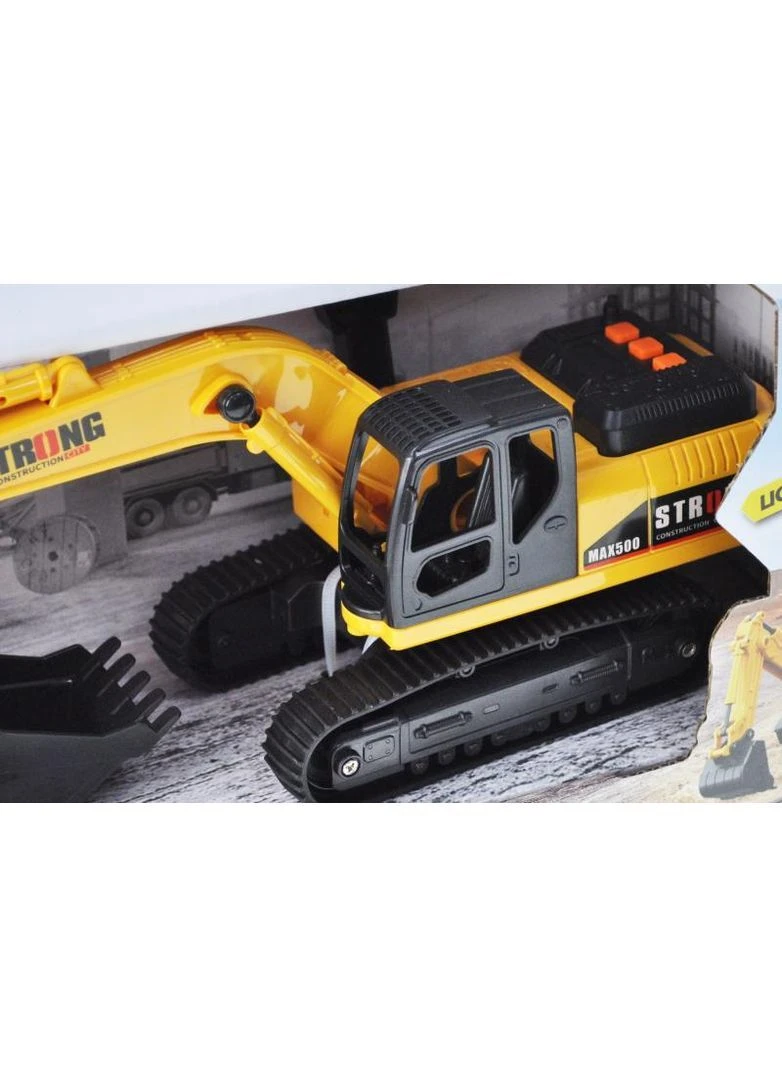 Экскаватор RJ9830A озвучен со светом в коробке . YG Toys (389897740)