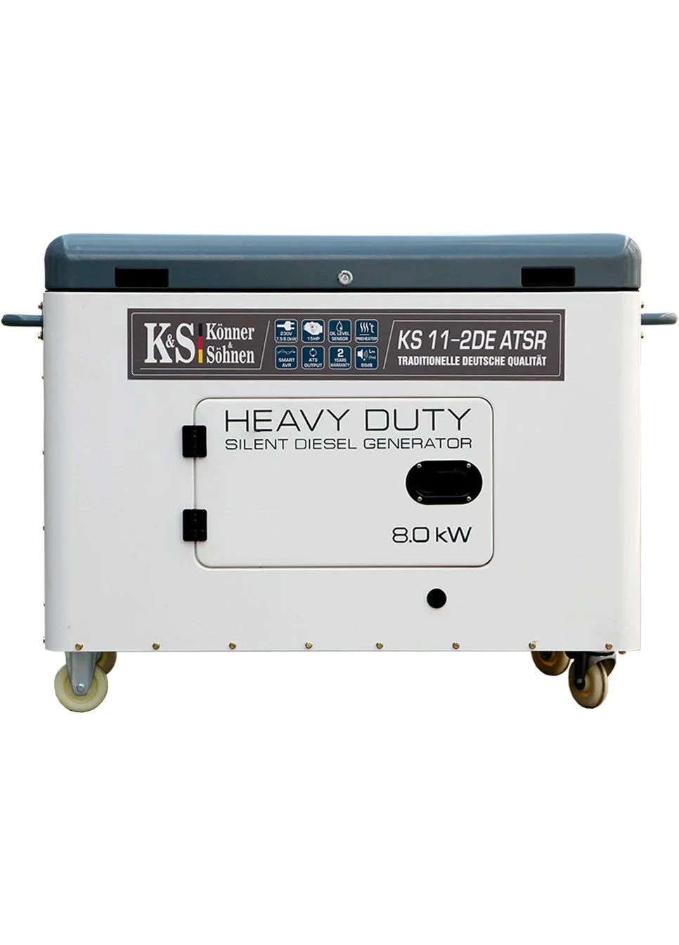 Генератор дизельний KS 11-2DE ATSR 230В 8.0/7.5кВт електростартер 216кг Konner&Sohnen (366831454)