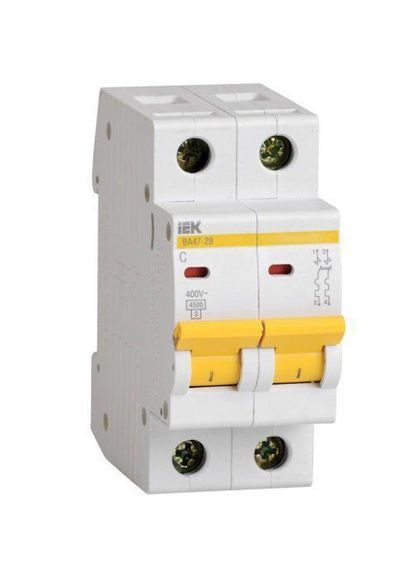 Выключатель автоматический 2-п С 16А MVA20-2-016-C ВА47-29 УЕК (336905788)