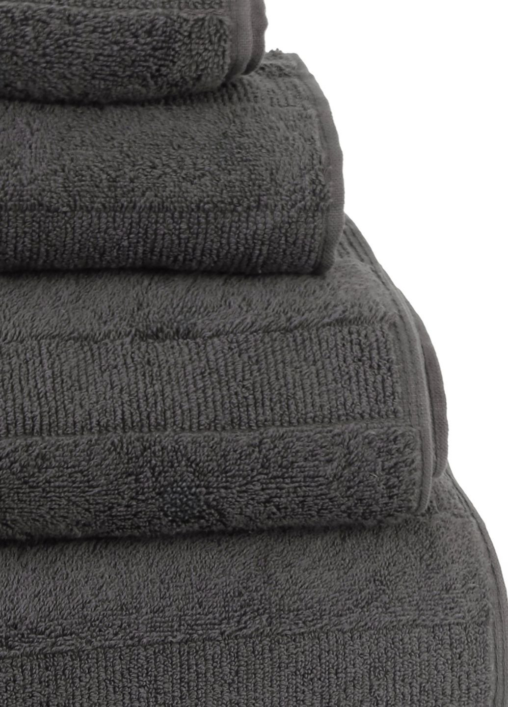 Рушник "Натхнення" 70x140 см MVM однотонний темно-сірий