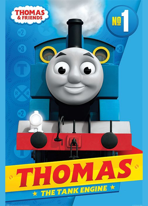 Постер плакат "Томас и Друзья (Паровозик Томас)" 61x91.5см (ps-002105) Pyramid International (334326274)