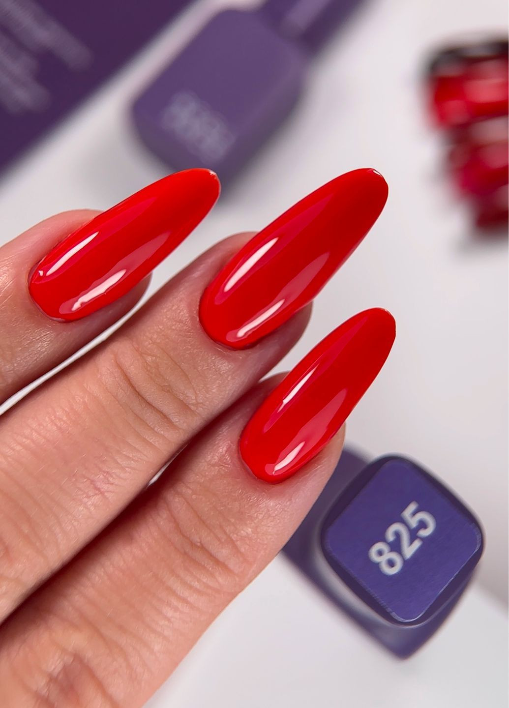 Гель-лак Platinum 825 “Scarlet Flash”, 12 мл Reglance (373038509)