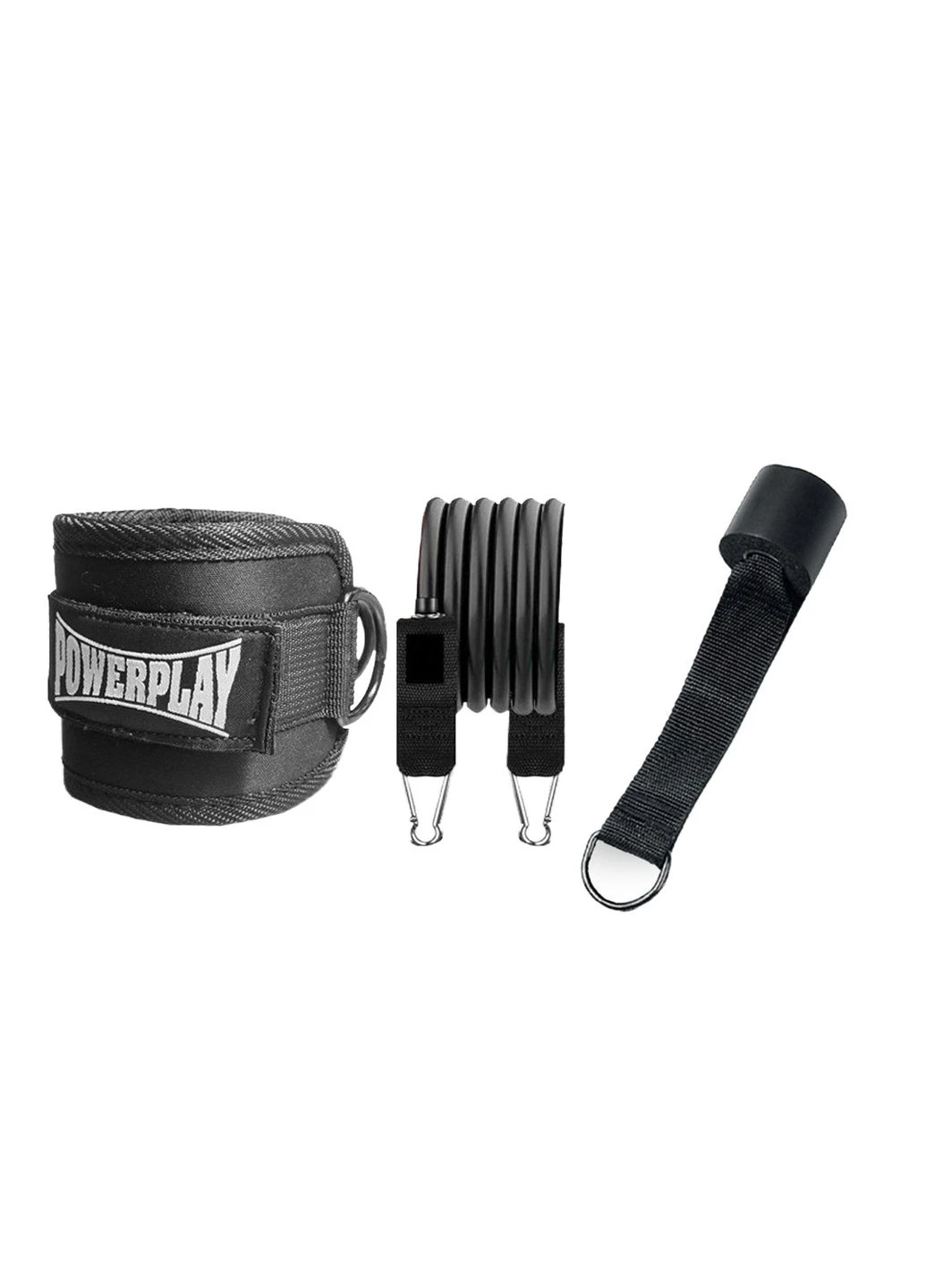 Оригінал! Манжета для тяги 4334 Ankle Strap Чорна PowerPlay (397581160)
