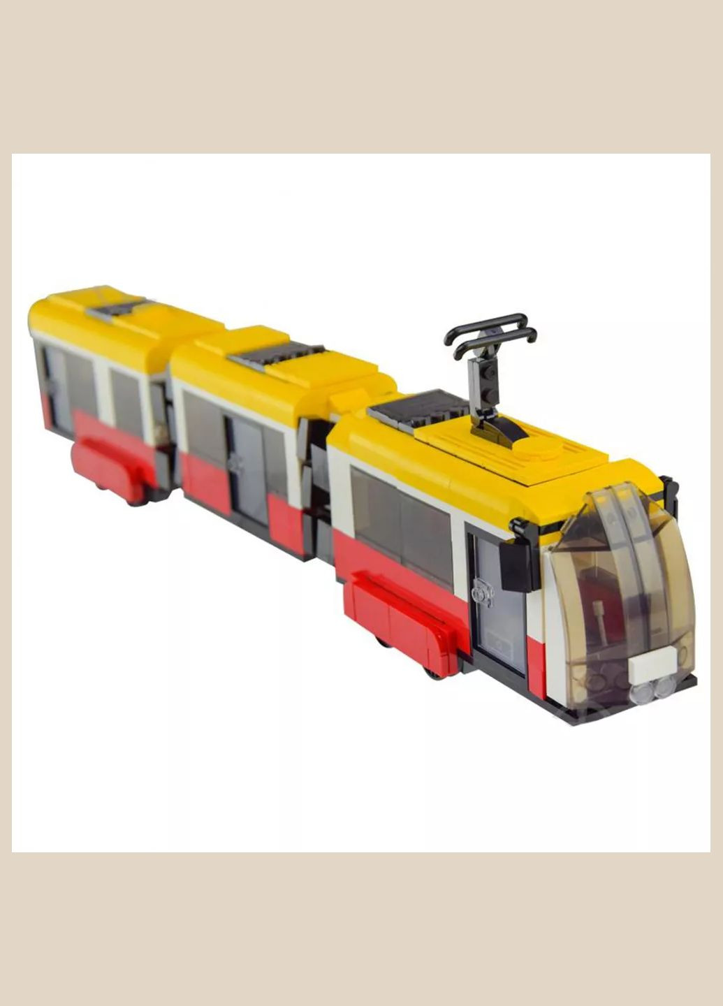 Конструктор Трамвай 3-х секційний 472 дет (PL-921-381) Iblock (333253187)