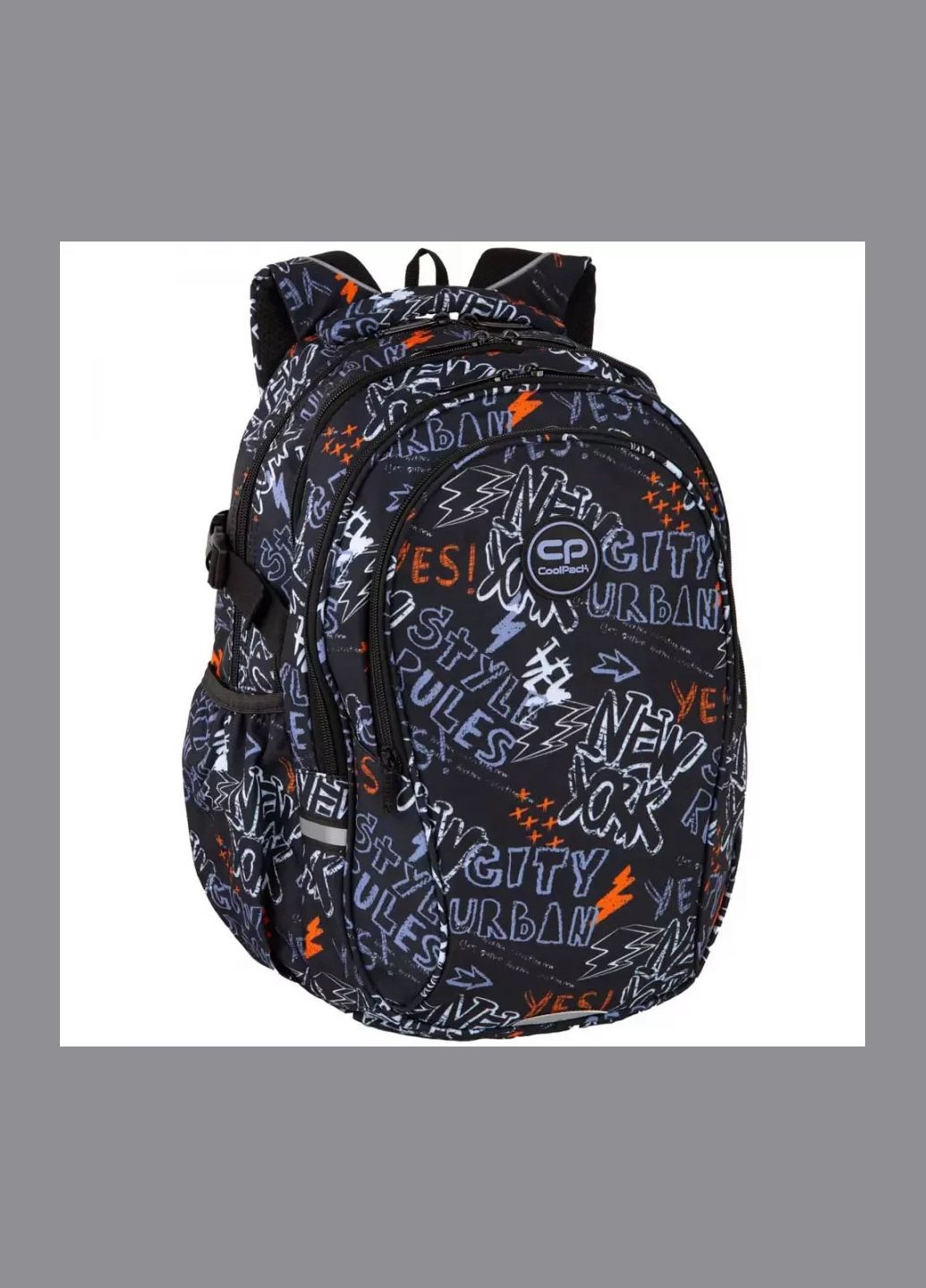 Рюкзак для хлопчика Drafter 3 Ashh F010918 чорний CoolPack (335414120)