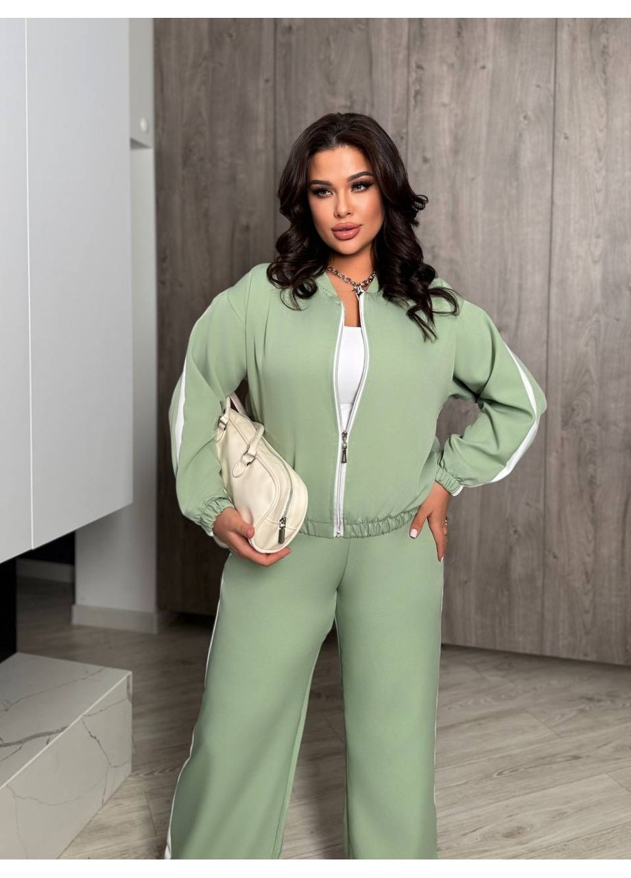 Костюм костюмна тканина,якісна фурнітура,штани та кофта з лампасом Україна (362134532)