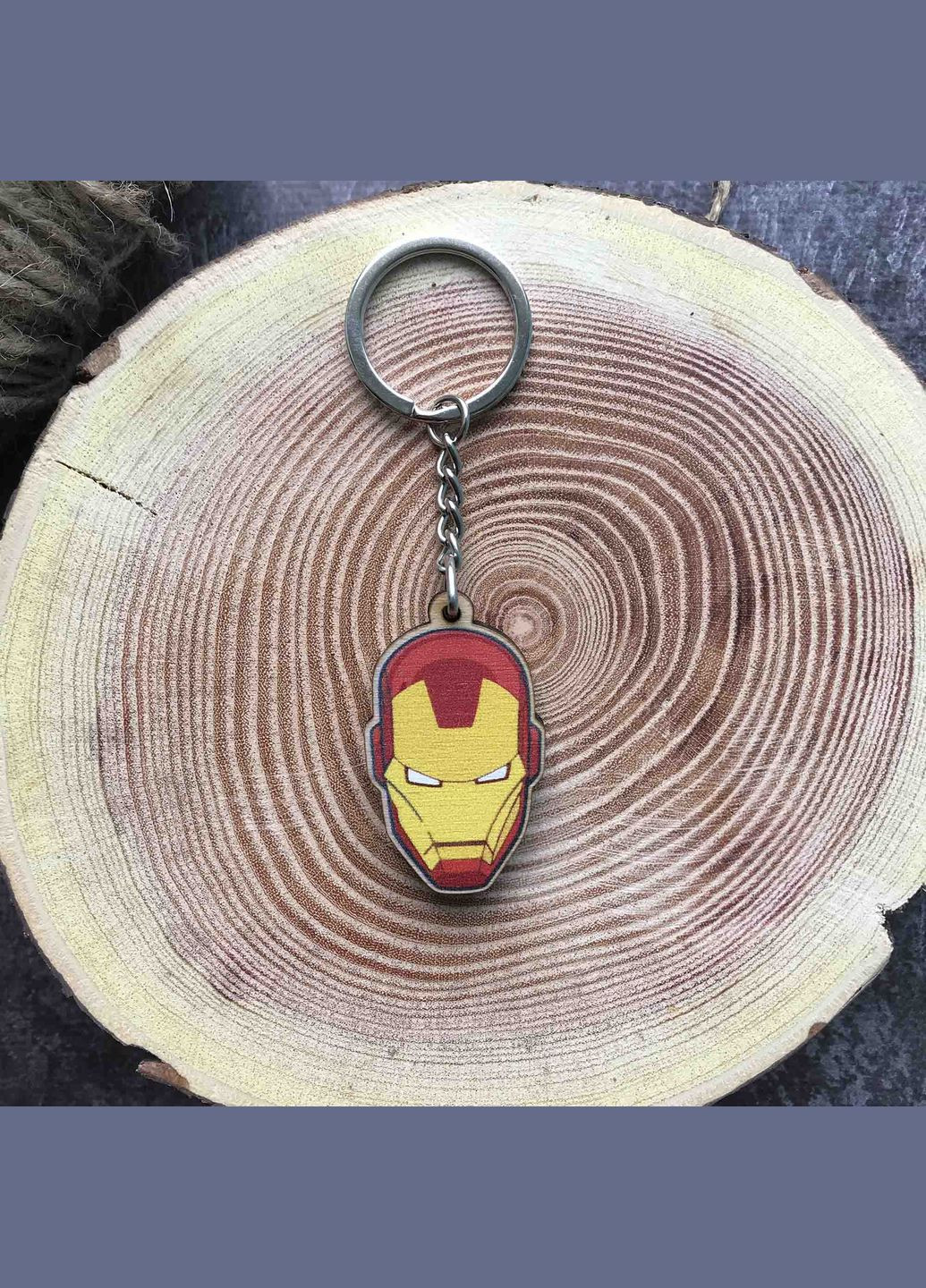 Деревянный брелок "Iron Man" Cozy-Up (293517277)
