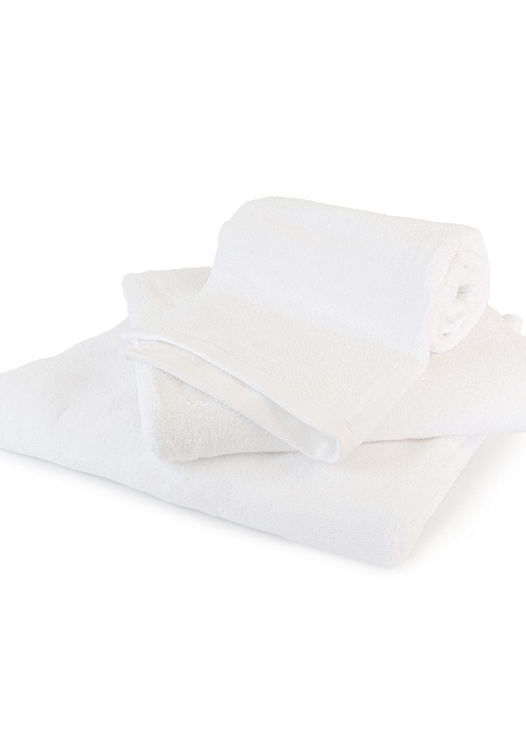 Рушник "Ніжність" 30x50 см MVM однотонний білий