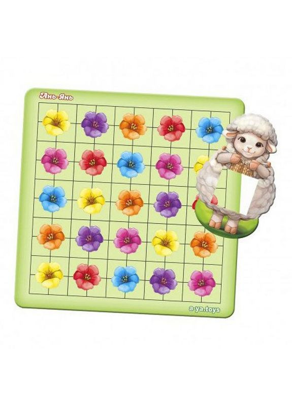 Дерев'яний пазл-сортер "Вівця на галявині" Ubumblebees (ПСФ096) PSF096, 20 карток No Brand (316524558)