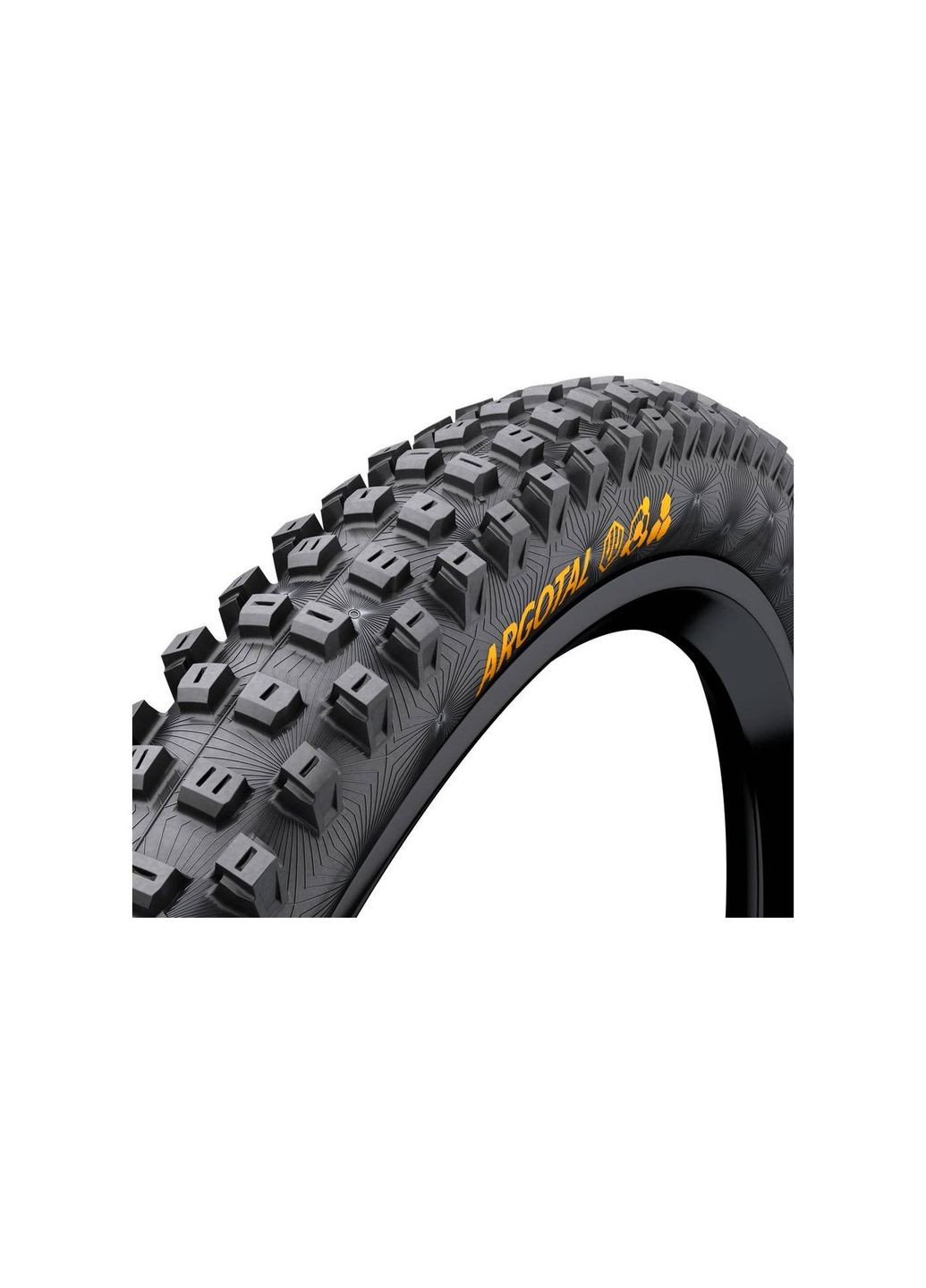 Покришка безкамерна Argotal Downhill SuperSoft 27.5 x 2.40, складана skin, Чорна Continental (369138891)