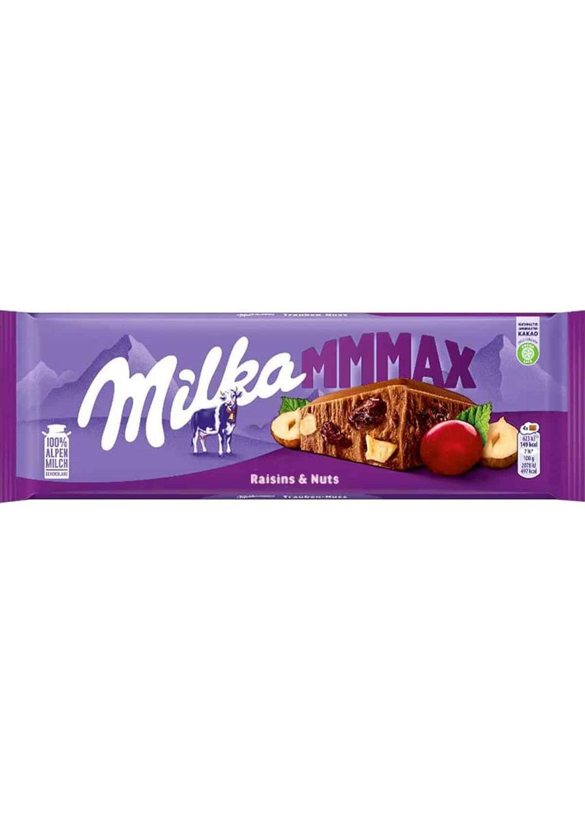 Шоколад молочный Raisins&Nuts орехи и изюм 270 г Milka (349810873)