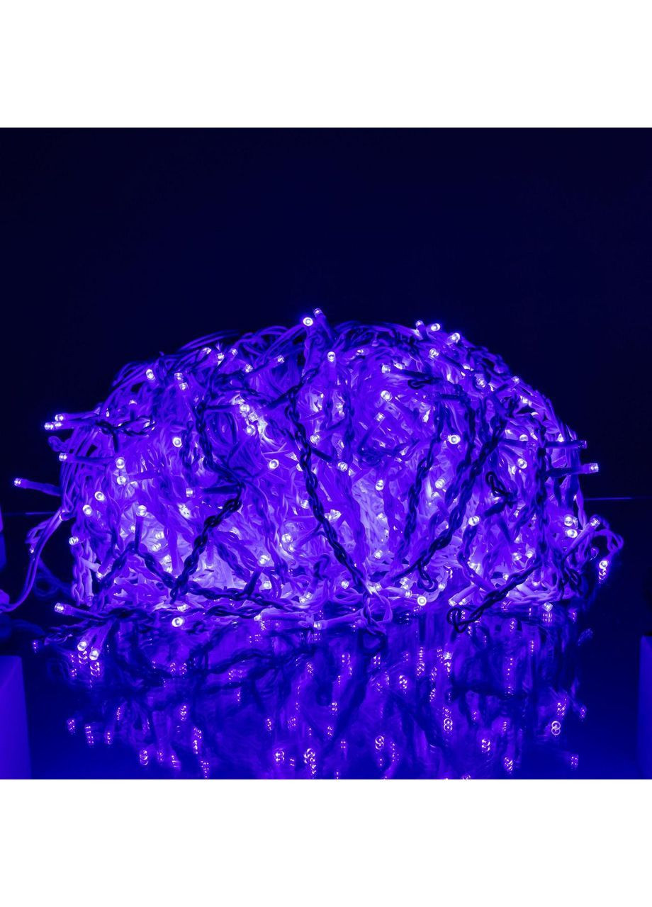 Вулична гірлянда Бахрома 36 м 600 LED білий провід Синій 36MWBL No Brand (369478110)