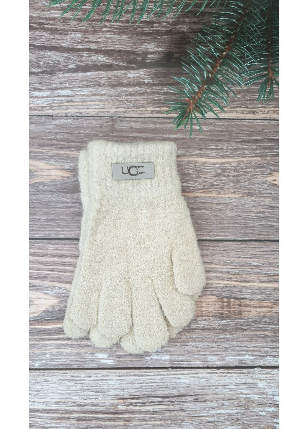 Одинарные варежки тедди для девочек 6-10 лет No Brand (356672200)