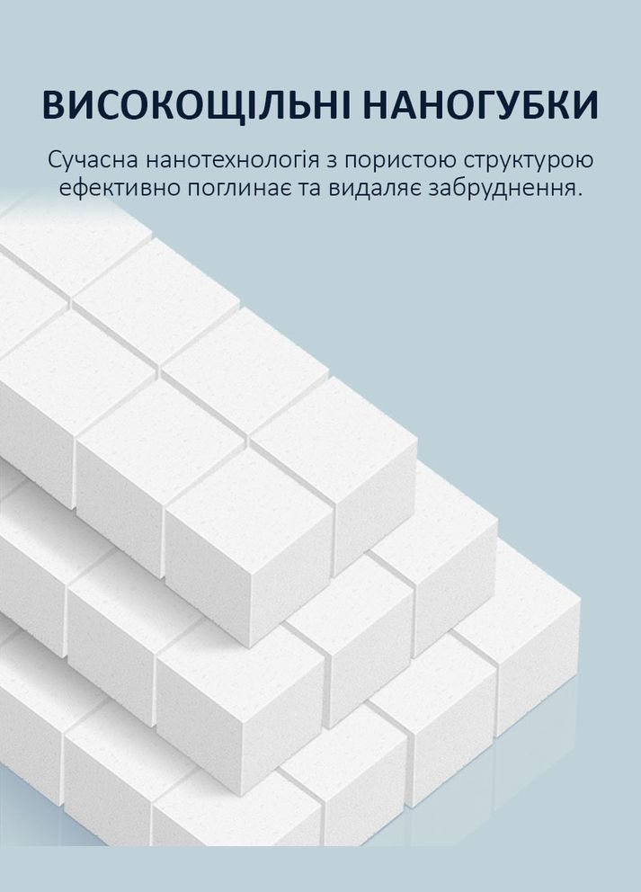 Наногубки TELIJIA TE-P3 для очищення плат, мікросхем / 10мм / комплект 500шт. Amaoe (326806585)