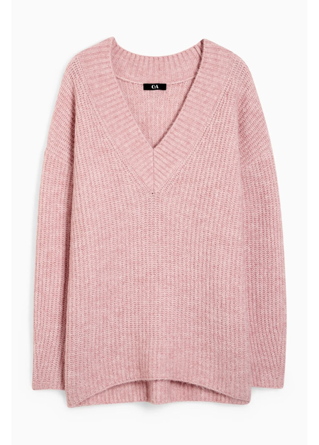 Рожевий демісезонний светр в складі з вовною C&A