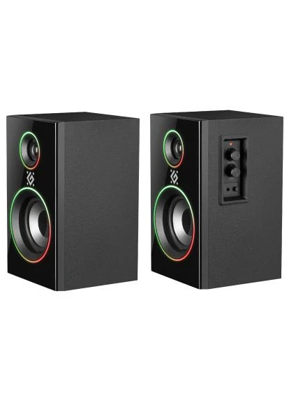 Акустична система 2.0 Solar 20 20Вт Bluetooth 5.0+3,5мм, RGB підсвітка, чорна Defender (396888732)